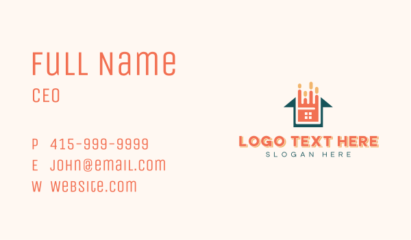 Handyman Painter Home Renovation Business Card Design Image Preview