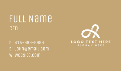 Company Business Brand Letter A Business Card Image Preview