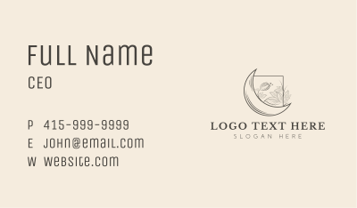 Crescent Plant Accessories Business Card Image Preview