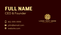 Premium Casino Octagon Letter X Business Card Image Preview