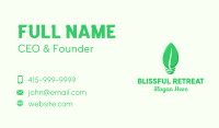 Leaf Lamp Light  Business Card Image Preview