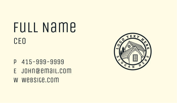 Roofing Maintenance Repair Business Card Design Image Preview