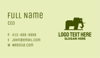 Green Elephant Mammoth Business Card Image Preview