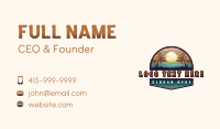 Sunset Beach Travel Business Card Image Preview