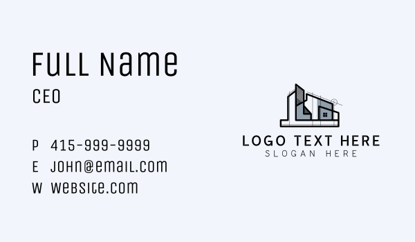 House Structure Architecture  Business Card Design Image Preview