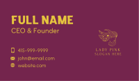 Hair Stars Lady  Business Card Image Preview