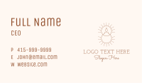 Round Vase Candle Light Business Card Image Preview