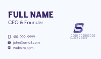 Software Programmer Letter S Business Card Image Preview