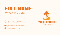 Orange Eye Bell Business Card Image Preview