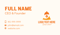 Orange Eye Bell Business Card Image Preview