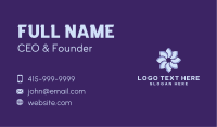 Cyber Technology Leaves Business Card Image Preview