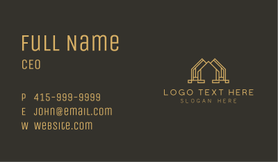 Roofing Contractor Roof Business Card Image Preview