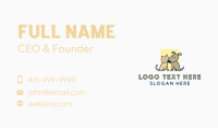 Cat Dog Veterinary Business Card Image Preview