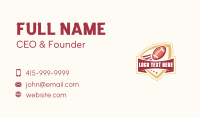 American Football Shield Business Card Preview