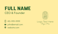 Sunny Salad Field Business Card Preview