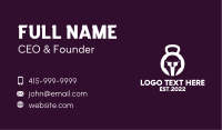 Gladiator Training Kettlebell  Business Card Image Preview