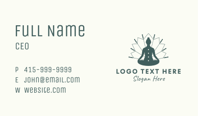 Yoga Acupuncture Business Card Image Preview