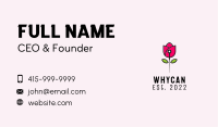 Rose Acupuncture Therapy  Business Card Image Preview