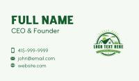 Residential Backyard Gardener Business Card Design