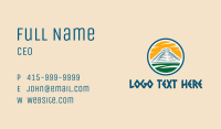 Mayan Pyramid Emblem Business Card Image Preview