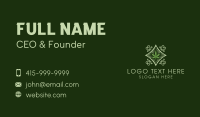 Ornament Weed Emblem Business Card Image Preview