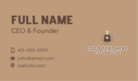 Bear Cafeteria Coffee  Business Card Image Preview