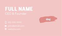 Beauty Cosmetics Wordmark Business Card Image Preview