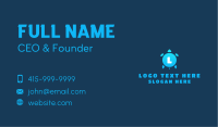 Blue Turtle Letter Business Card Image Preview