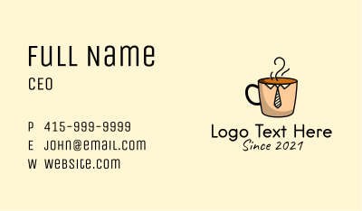 Office Coffee Mug  Business Card