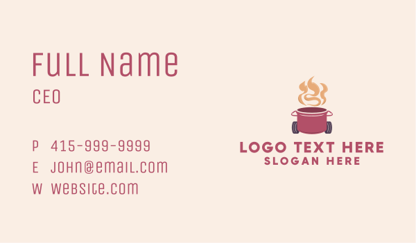 Hot Cooking Restaurant  Business Card Design Image Preview