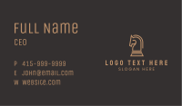 Horse Chess Strategy Business Card Image Preview