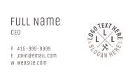 Repair Handyman Lettermark Business Card Image Preview
