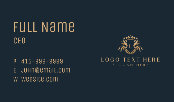 Luxury Ornament Royalty Business Card Design Image Preview