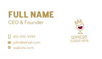 Royal Wine Glass Business Card Image Preview