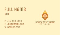 Royal Wild Lion Business Card Image Preview