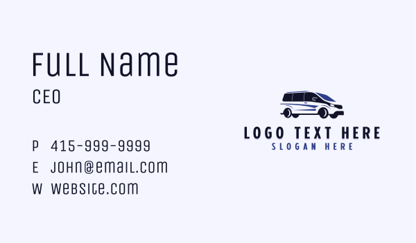 SUV Automotive Van Business Card Design Image Preview