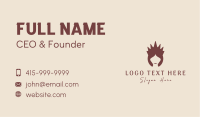 Majestic Crown Lady Business Card Design