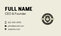 Cannabis Marijuana Leaf Business Card Image Preview