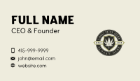 Cannabis Marijuana Leaf Business Card Preview