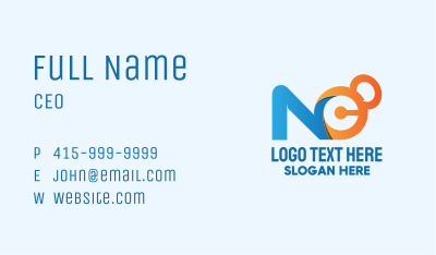 N & C Kettlebell Business Card Image Preview