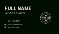 Classic Vintage Brand Business Card Image Preview
