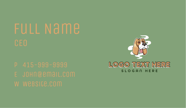 Pet Dog Smoker Business Card Design Image Preview