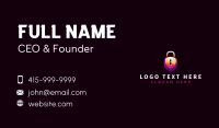 Padlock Security Technology Business Card Preview