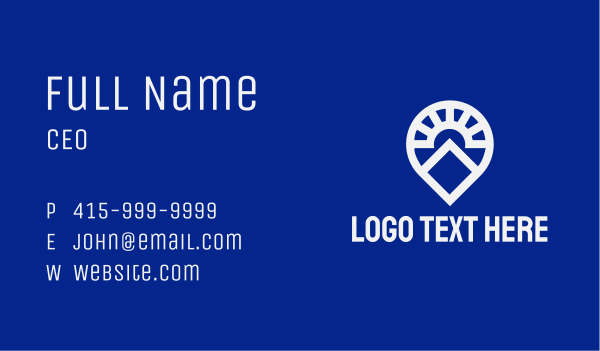 House Location Pin Business Card Design Image Preview