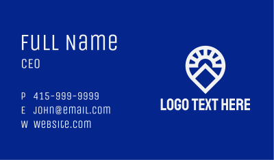 House Location Pin Business Card Image Preview