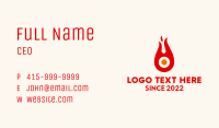 Spicy Egg Street Food Business Card Image Preview