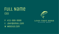 Yellow Lightning Fish Business Card Image Preview