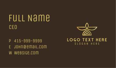 Golden Bird Boutique Business Card Image Preview