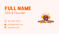 Fire Basketball League Business Card Image Preview
