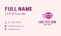 Pink Pig Cup  Business Card Image Preview